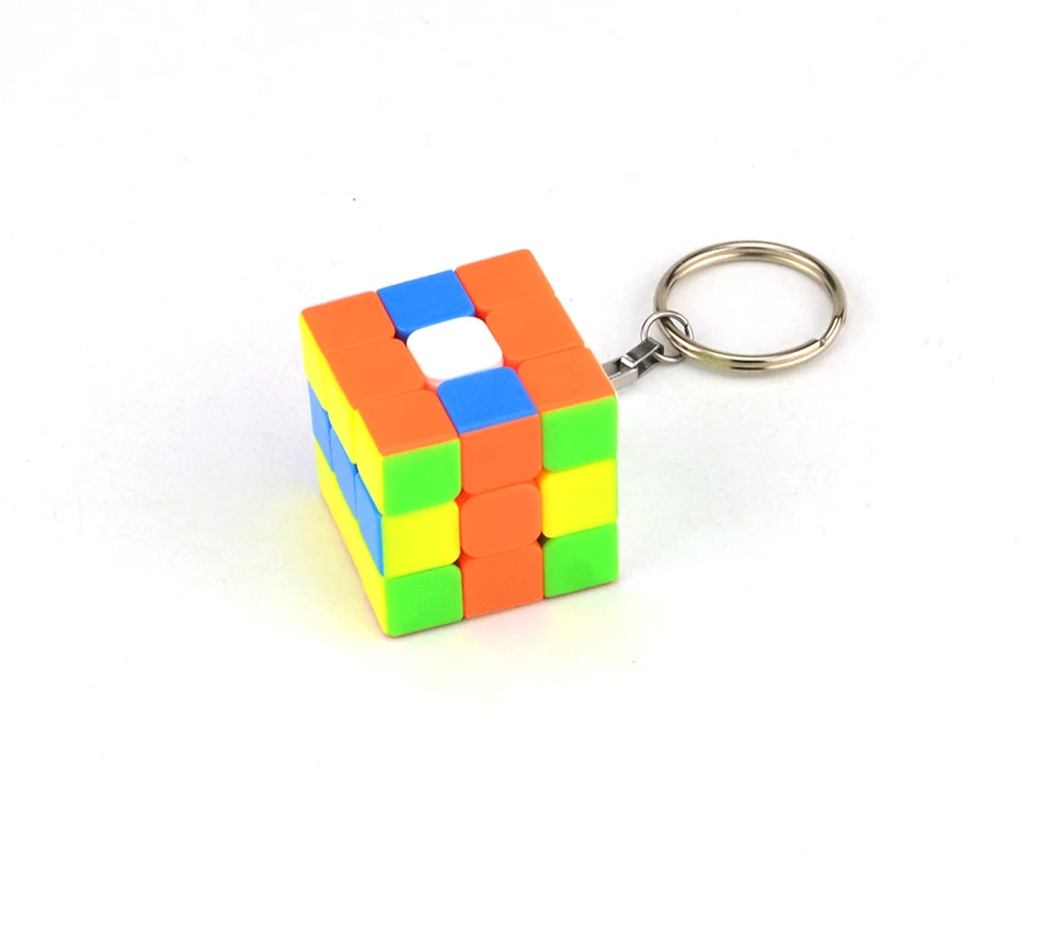 Магический куб 3*3*3 Мини Портативный Карманный Брелок Magico Cubo образовательный куб пазл игрушки для детей и взрослых ключ украшение