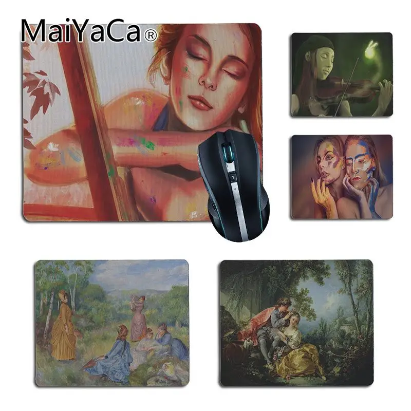 

Новинка, игровой компьютерный коврик для мыши MaiYaCa с рисунком для девочек, размер 25x29 см, 18x22 см, игровые коврики