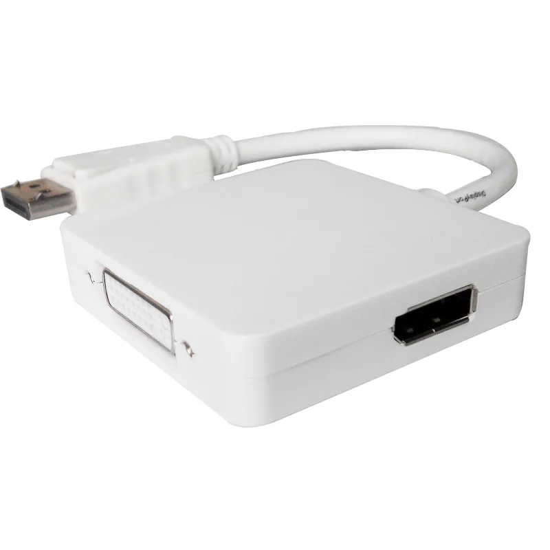 Perlinta 3 в 1 DisplayPort DP к HDMI/DVI/DP Женский Кабель-адаптер для портативных ПК проектор HDTV |