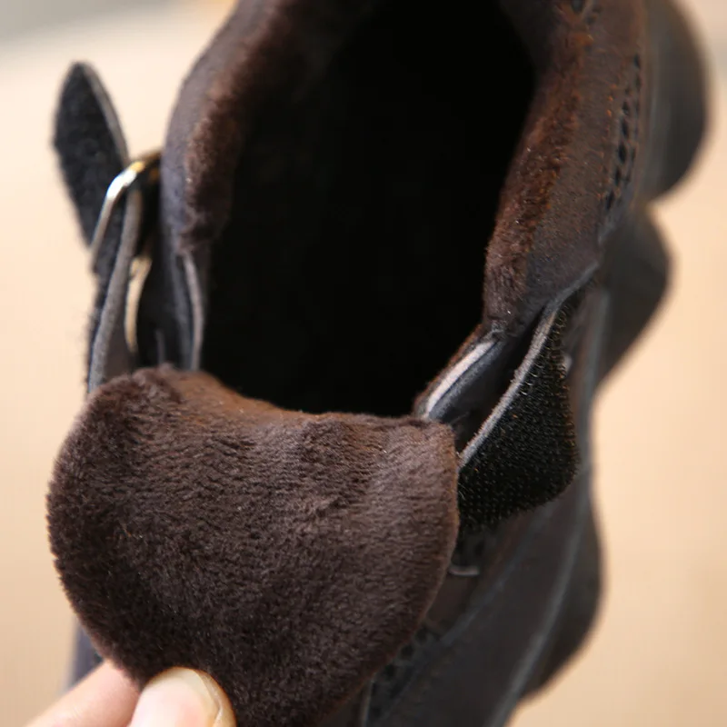 Зима 2018 Для мальчиков ясельного возраста для девочек модные кроссовки маленьких