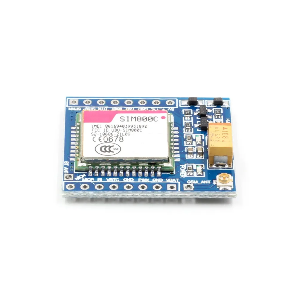 SIM800C GSM GPRS модуль 5 В/3 3 в TTL макетная плата IPEX с Bluetooth и TTS STM32 C51 | Электронные