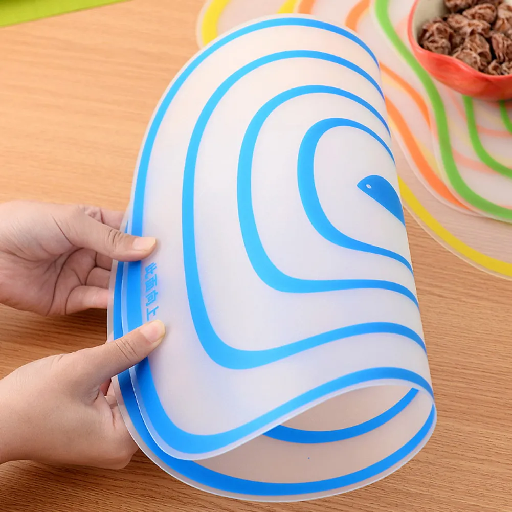 4 шт./лот портативный пластиковый разделочный блок Нескользящие матовые