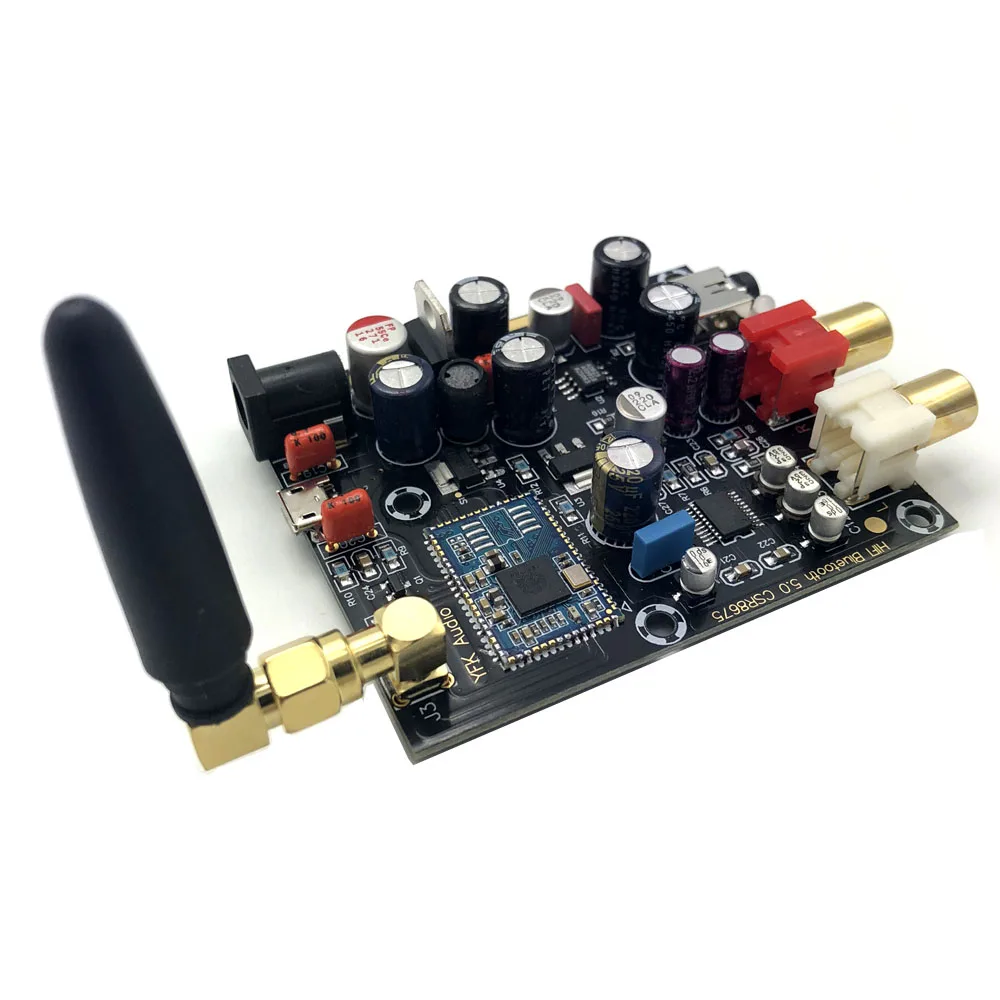 Lusya CSR8675 Bluetooth 5,0 беспроводной приемник плата PCM5102A ies DAC декодер плата APTX HD поддержка 24 бит с антенной A5-007