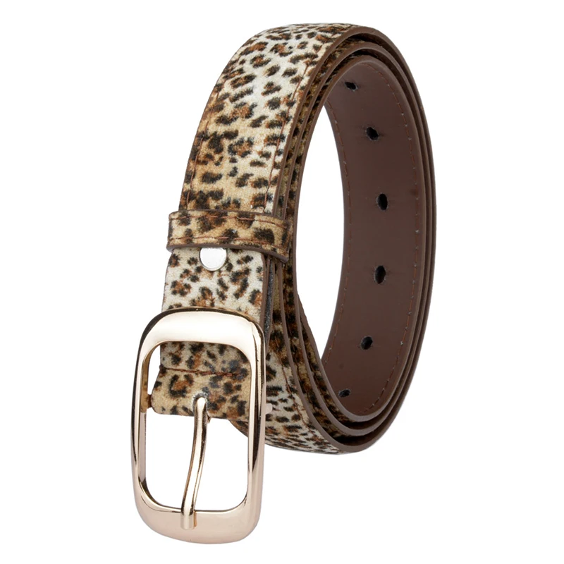ROSASSY Men Women PU Leather Belt Metal Pink Buckle Design Causal Belts Male Clothing Accessories Off White | Аксессуары для