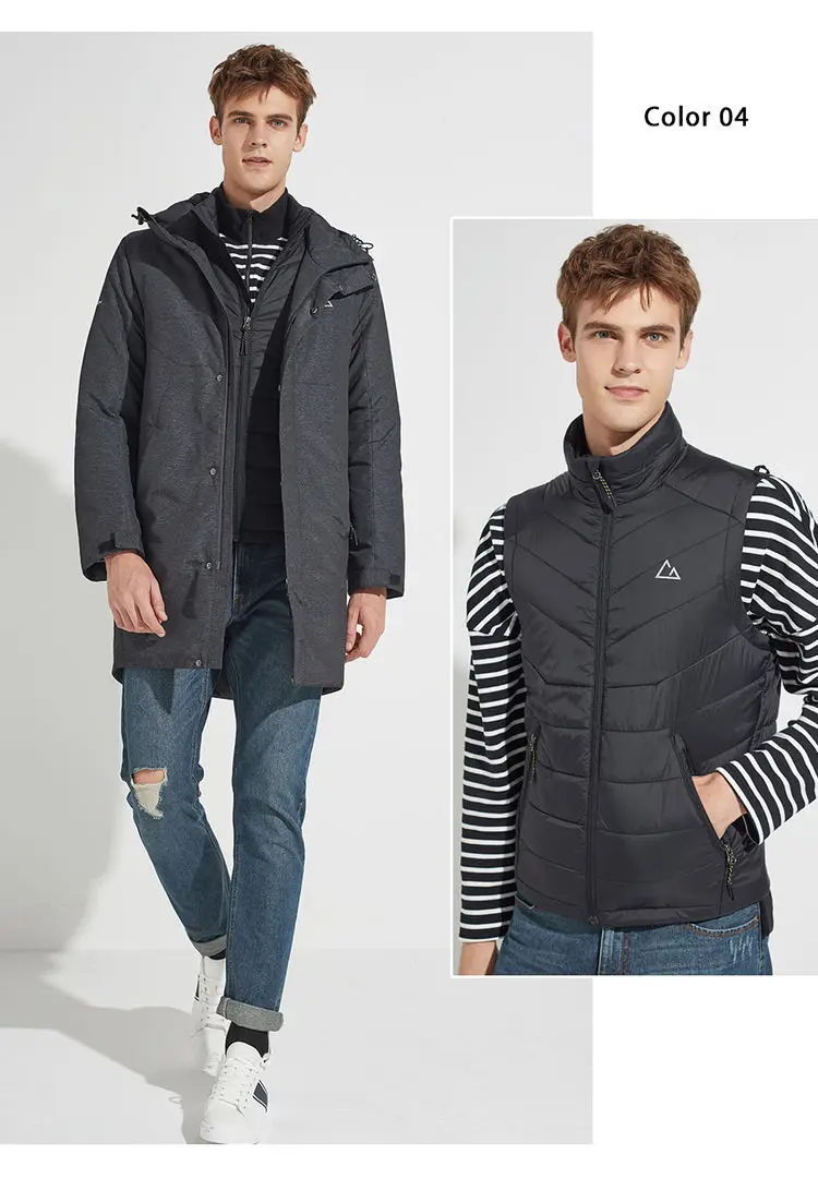 Giordano 3-х секционная хлобчатобумажная светоотраэающая зимняя куртка с капюшоном средней длины,имеет несколько варинтов окраса,а так же размеров