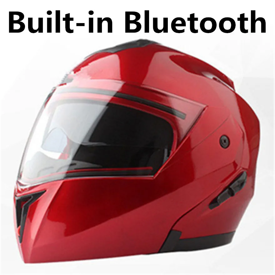 Bluetooth DOT moto rcycle шлем jet capacetes de moto ciclista красный цвет vespa cascos para moto Кафе racer s m l xl