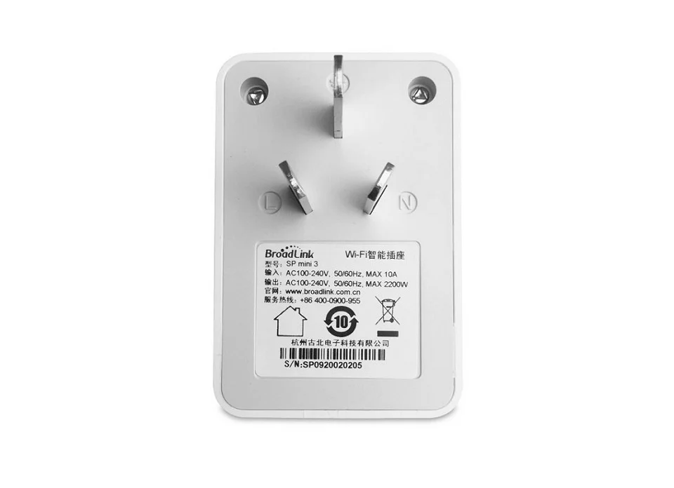 Broadlink SP3 CC Wi-Fi пульт дистанционного Contros Разъем EU/US SP мини умный дом зажигания Беспроводной 16A/15A Питание Plug IOS Android
