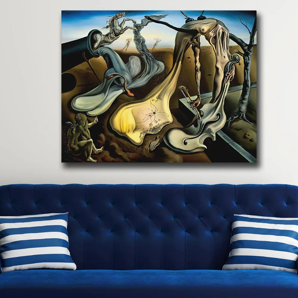 Wall Art Сальвадор Дали изображена ночь картина для Гостиная маслом домашнего