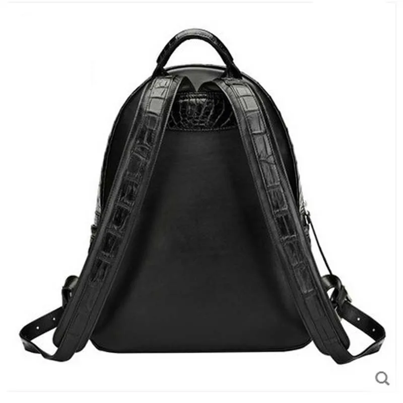 Hlt натуральная крокодиловая двойная сумка на плечо Мужская Дорожная из