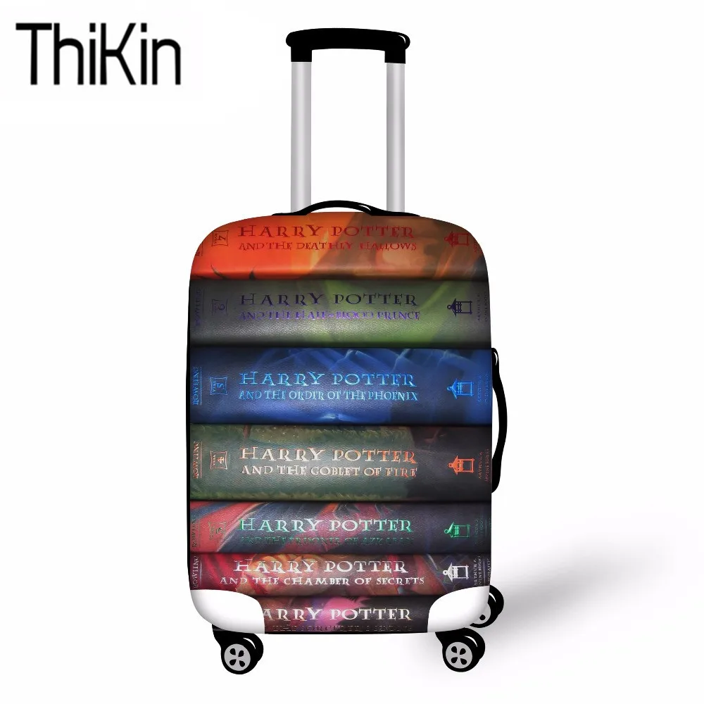 Чехлы для багажа THIKIN 18 30 дюймов с принтом книги дорожный пылезащитный чехол
