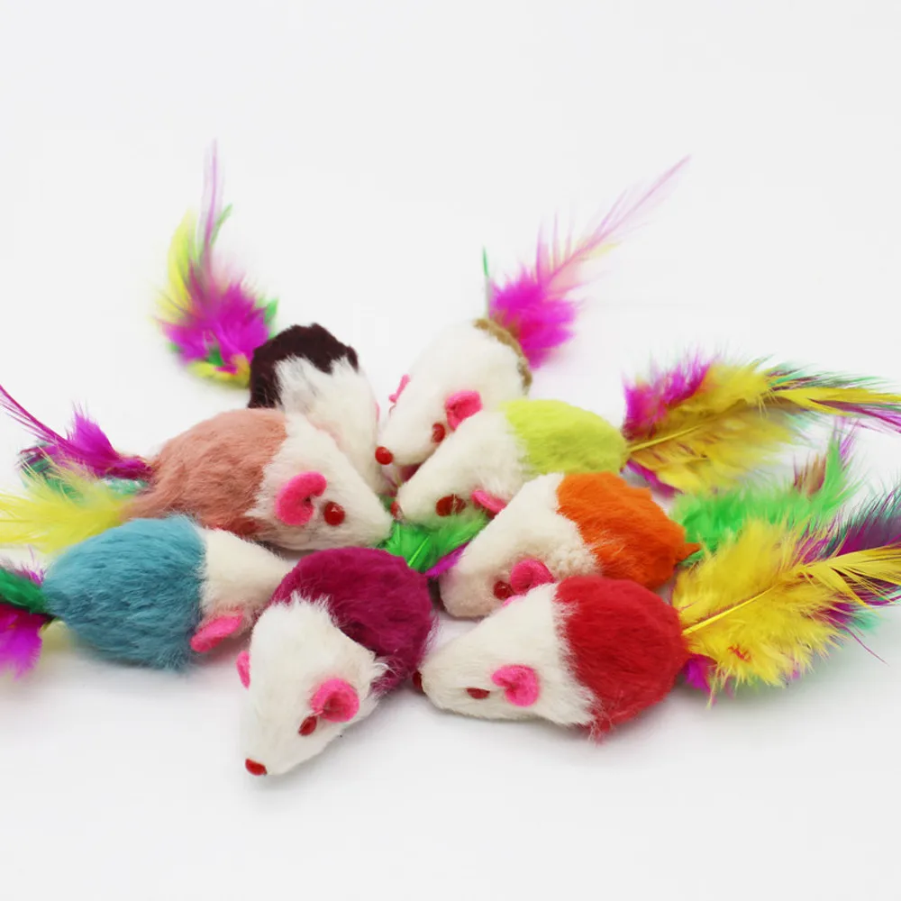 2019 горячая Распродажа Лучшая цена пушистая мышь кошка котенок Настоящий мех