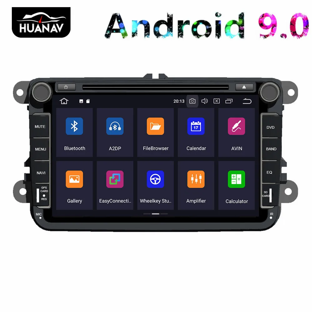 Универсальный автомобильный DVD плеер на Android 9 0 2 DIN для Volkswagen Passat B6 B7 Polo Jetta din Радио