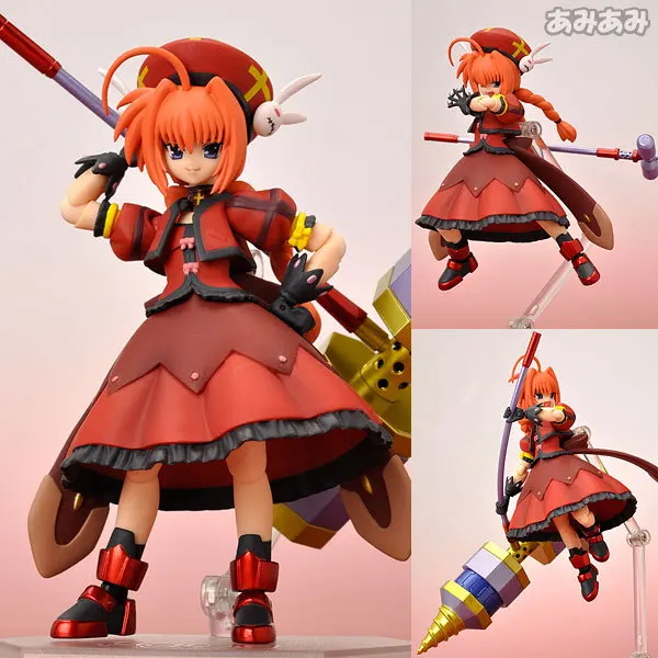 Фигурка Figma 052 Волшебная девочка Lyrical Nanoha с молотком рыцарем экшн-фигурка кукла