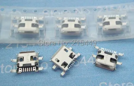 100pcs/lot Micro 7pin usb connector 0.72 use for repair mobile tablet | Обустройство дома
