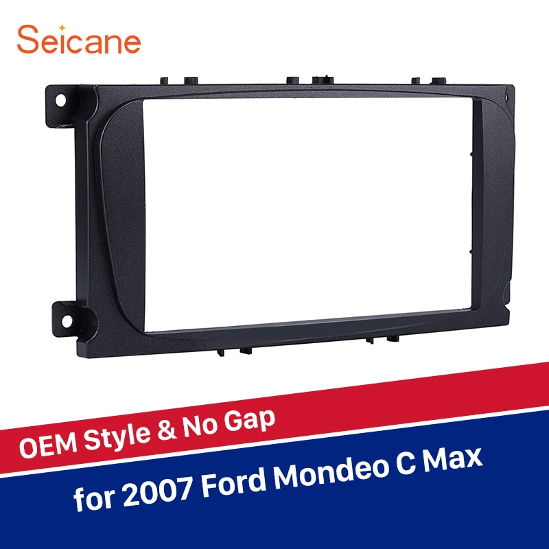 Автомобильная стереопанель Seicane 2 din черная 173*98/178*100/178*102 мм панель с рамкой для FORD