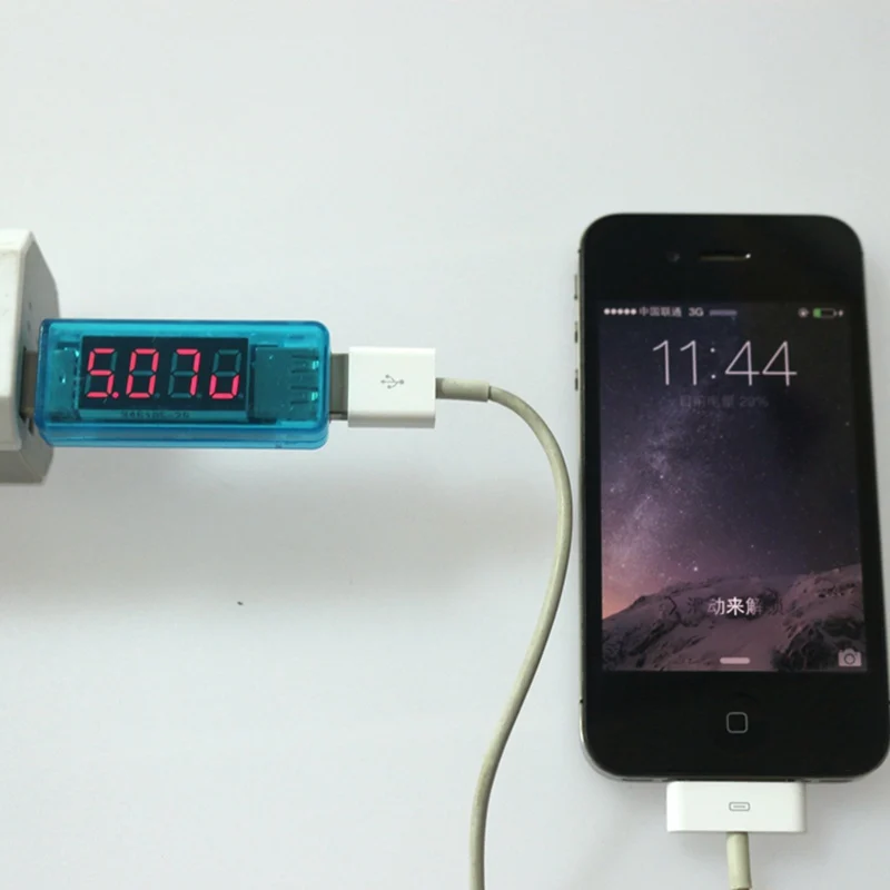 Мини Цифровое Зарядное устройство USB для телефона тестер постоянного напряжения