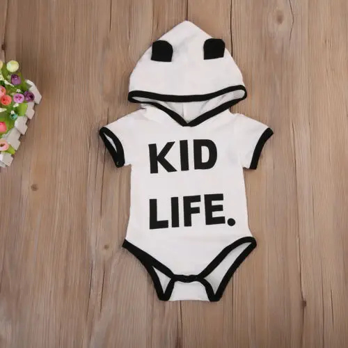 Летняя одежда для новорожденных мальчиков и девочек толстовки с короткими