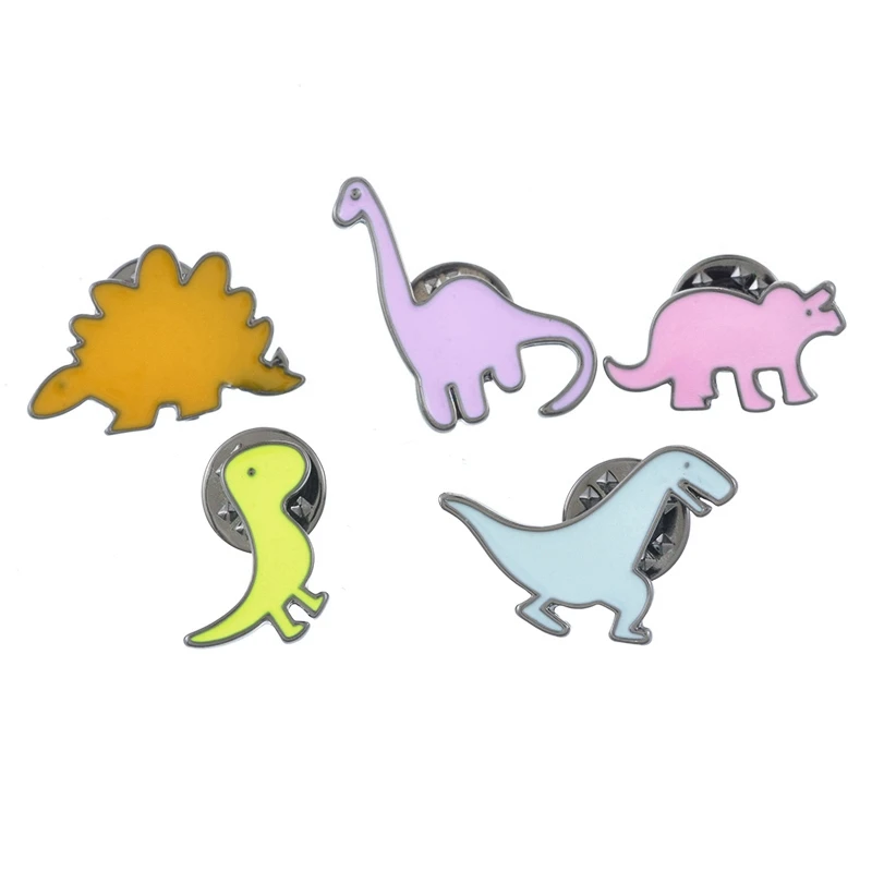 Urijk капли масла Броши мультфильм Металлические Значки на рюкзаке Kawaii Pin животное