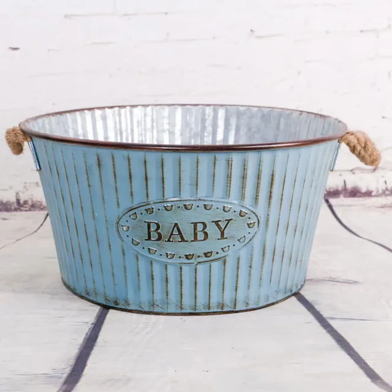 Новорожденный фотостудия гладить корзина реквизит для новорожденных девочек и