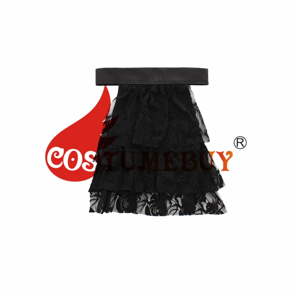 CostumeBuy Черный Кружевной Галстук-бабочка в стиле стимпанк для свадьбы вечеринки L920