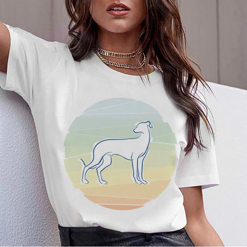 26 Женские топы женские Beagle Border Collie Malinois 90 s футболка корейский бультерьер Rottweiler футболка Милая Whippet Greyhound футболка - Цвет: 26