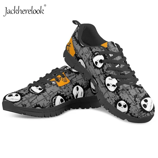 HK713BAQ Jackherelook/женские кроссовки в стиле «Кошмар перед Рождеством»; Повседневная дышащая обувь для прогулок; сезон весна-лето - Цвет: HK713BAQ