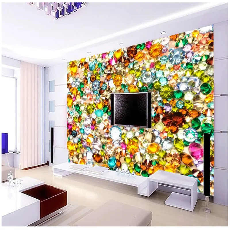 Обои с каменным узором цветной фон для ювелирных изделий современный