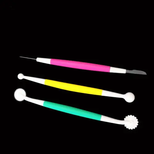 3 шт./компл. Пластик Fondant (сахарная) Сахар Кондитерские инструменты для украшения