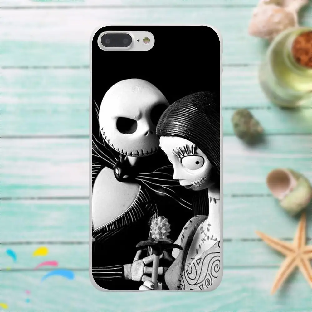 Soft Print Capa For Xiaomi Redmi Mi Note 7 8 9 SE Pro Lite Go Play Nightmare Before Christmas Halloween | Мобильные телефоны и
