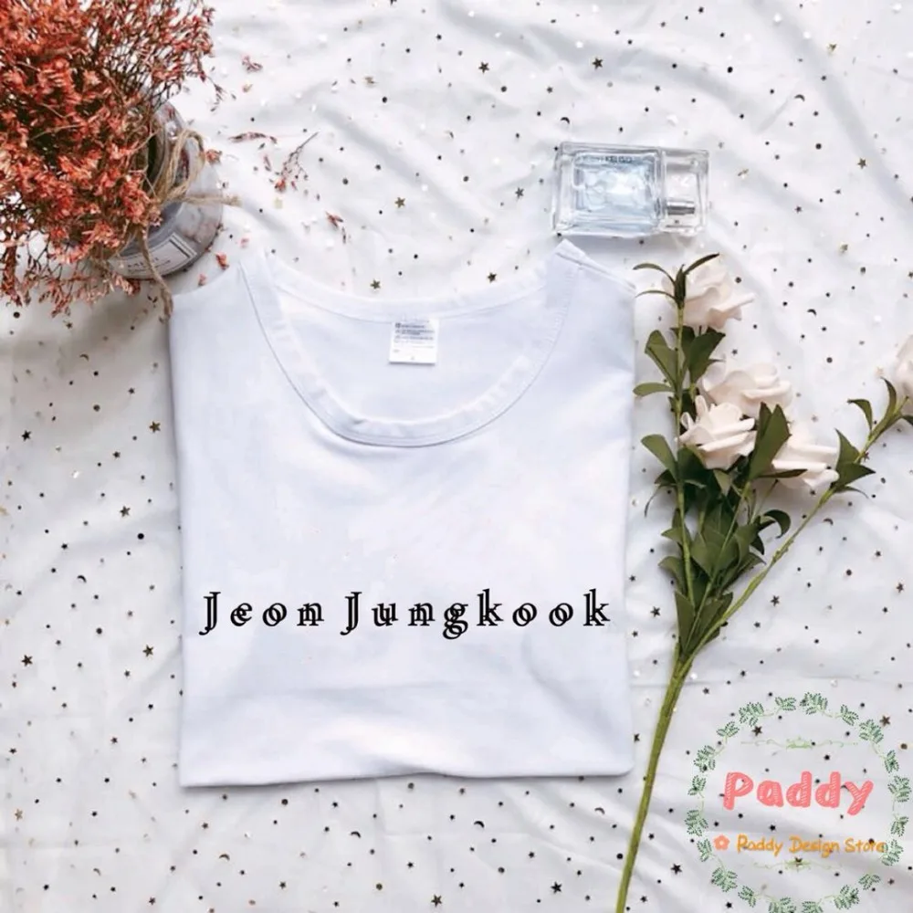 Футболка OKOUFEN KPOP в Корейском стиле футболка Jungkook Модный женский топ унисекс с