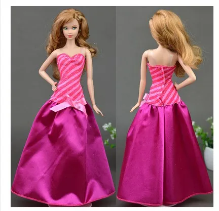 x149 a dress only Брендовая Новинка, хорошее качество, одежда, пальто, брюки, облегающее Вечернее красное, синее кружевное платье, юбка, аксессуары для BB 1:6, кукла BBI00590 - Цвет: x149 a dress only