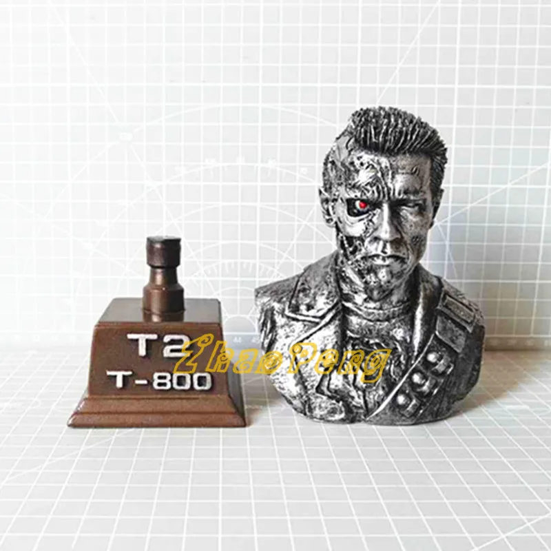 20 см Терминатор T800 бюст боевой урон версия модели фигуры Шварценеггер фигурку