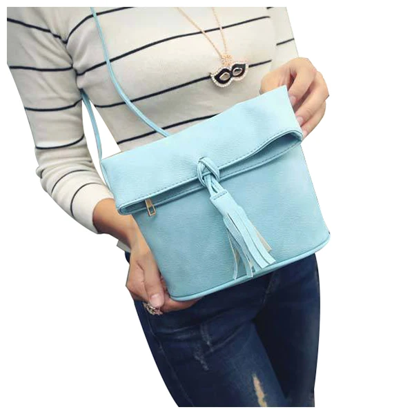 Moda mujer borla hombro crossbody bolso сумка мессенджер Нуэво|Сумки с ручками| |