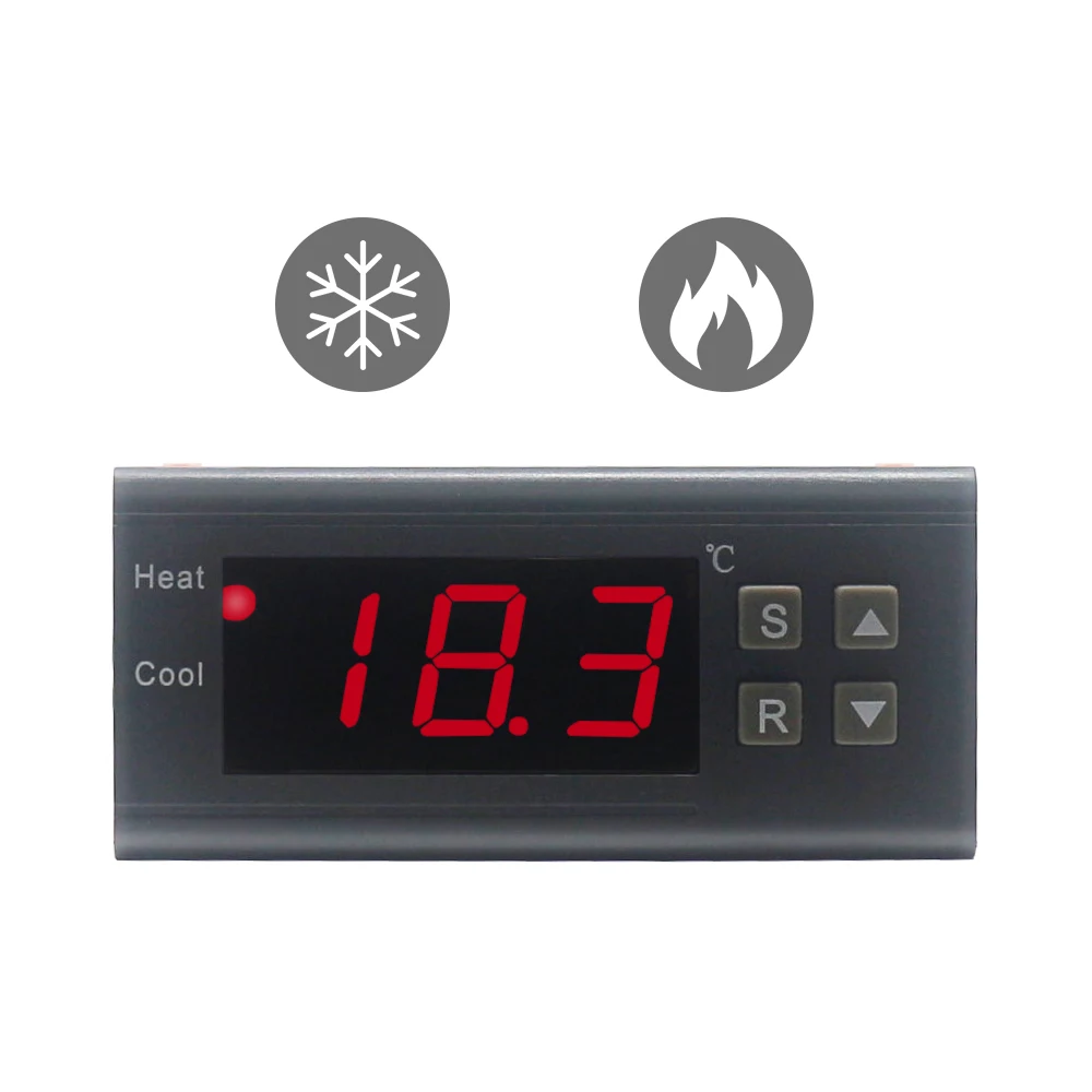 Мини регулятор температуры переменный ток 220 В/10 А ler 40 ~ 120C с управлением нагревом