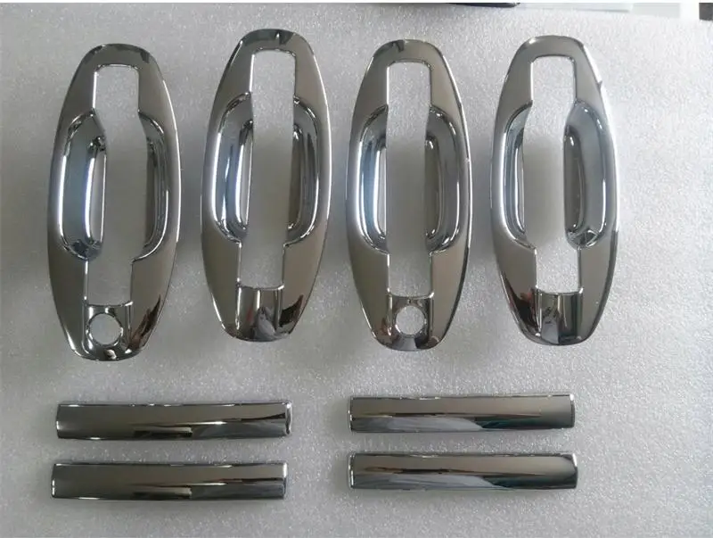 Новинка ABS хромированные покрытия для дверных ручек trim + чаша Hyundai Santa Fe 2001 2002 2003 2004