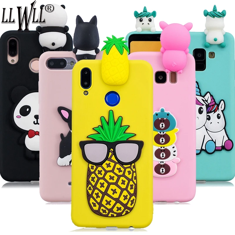 3D игрушки мультфильм чехол для Huawei P20 Lite Pro мягкий TPU силиконовый Чехол | Мобильные