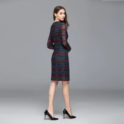 Женское кружевное платье с вышивкой летнее винтажное для офиса и работы новинка