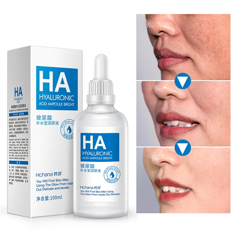 ROREC HA жидкость с гиалуроновой кислотой уход за кожей против морщин Amoule яркая