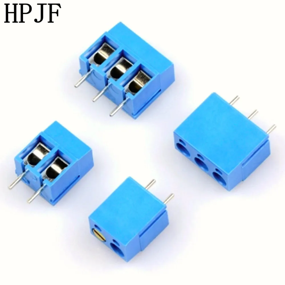 KF301-5.0 2/3Pin 5,0 мм Шаг 2/3/4 Pin 2/3 способ прямые булавки 300V 16A PCB Винтовые клеммы разъема