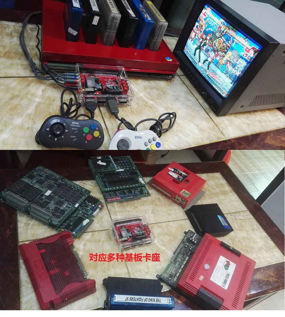 JAMMA CBOX конвертер плата к Saturn DB15P Joypad SNK SS геймпад с SCART выход для любого JAMMA PCB Pandora box IGS материнская плата