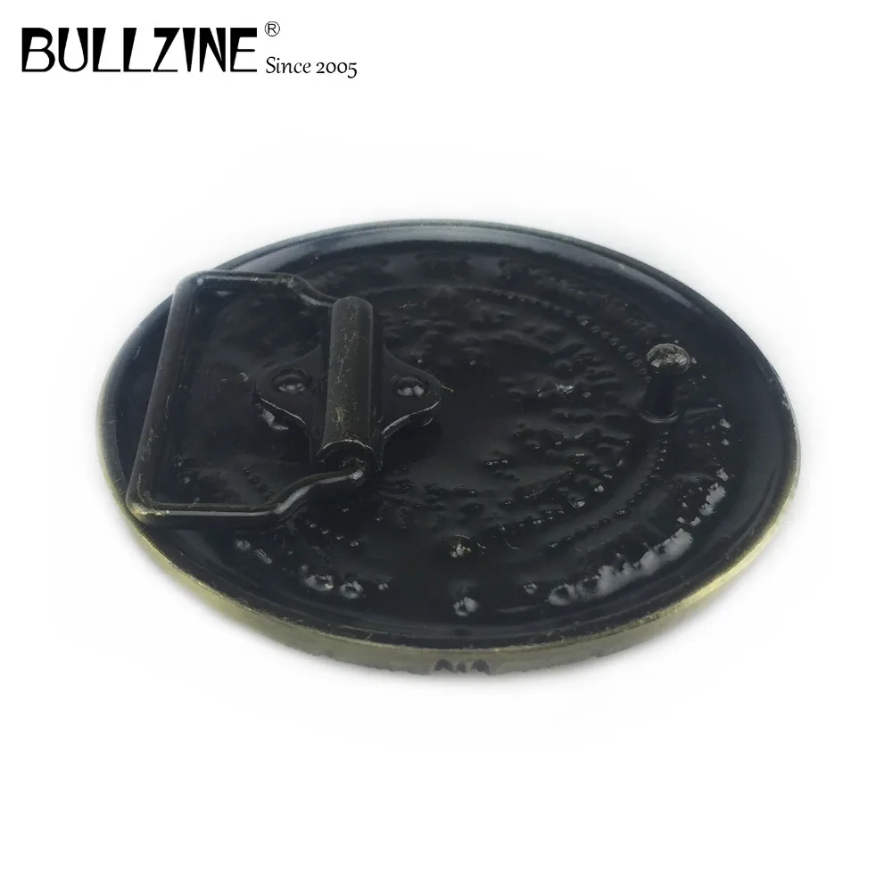 В Bullzine в ацтекском стиле кольцо для календаря мужская Ковбойская пряжка на