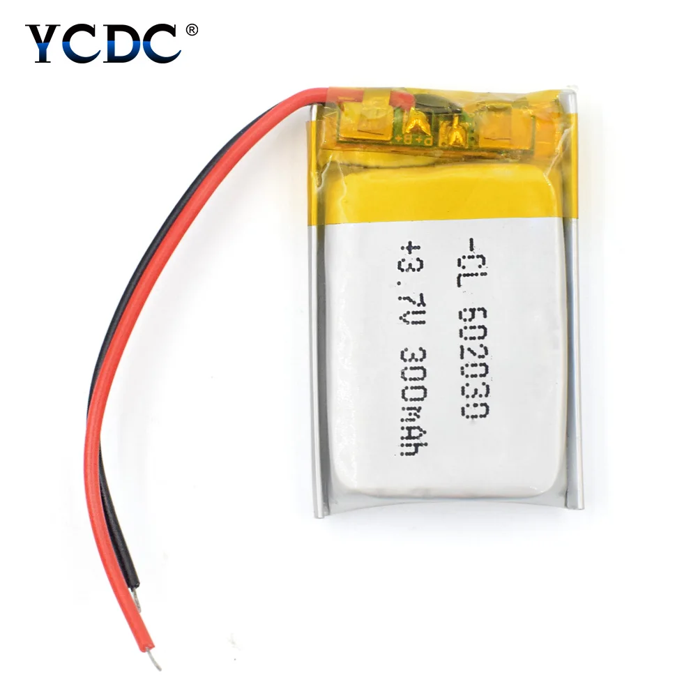 602030 300mAh 1pc 602030 3,7 V перезаряжаемый 300mAh литий-ионный аккумулятор Замена литий-полимерных батарей для gps MP3 MP4 диктофона - Цвет: 602030 300mAh 1pc
