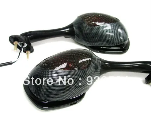 Пара дымовых зеркал из углеродного волокна для 2005 2010 Suzuki GSX R 1000|gsxr carbon fiber|carbon fiber
