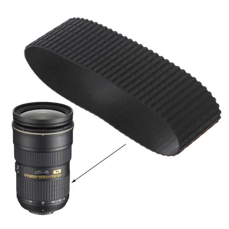 Объектив камеры Zoom Grip резиновое кольцо Запасная часть для Nikon 24-70 мм F2.8