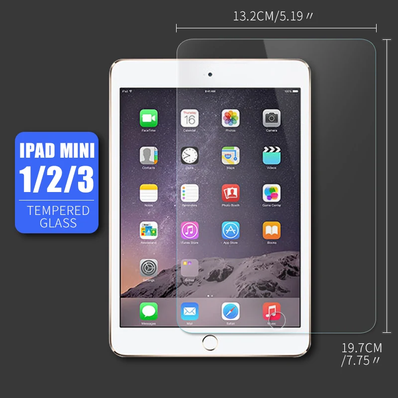 For iPad Mini 1 2 3 Премиум Закаленное стекло для iPad 2/3/4 Air Air2 Защитная пленка для экрана для iPad Mini 1 2 3 4 Pro 2.5D Прозрачная Передняя пленка - Цвет: For iPad Mini 1 2 3