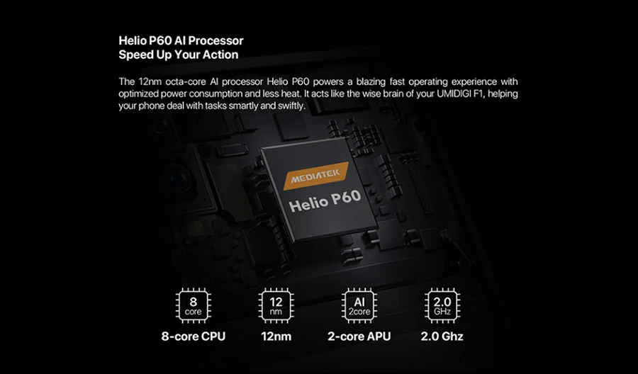 UMIDIGI F1 Android 9,0 6," капля FHD+ дисплей Helio P60 4 Гб ОЗУ 128 Гб ПЗУ 5150 мАч 18 Вт Быстрая зарядка смартфон NFC 16 мп телефон