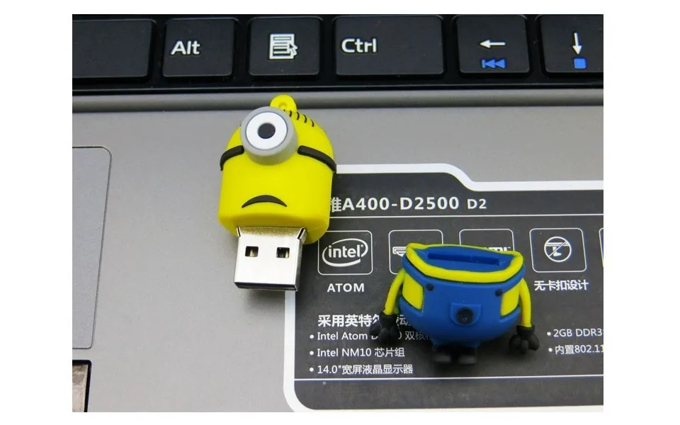 Мультфильм Миньоны, usb ключ, 4 ГБ, 8 ГБ, флешка, 64 ГБ, 128 ГБ, usb флеш-накопитель, 32 ГБ, usb флеш-накопитель, 16 ГБ, флеш-карта памяти, в подарок