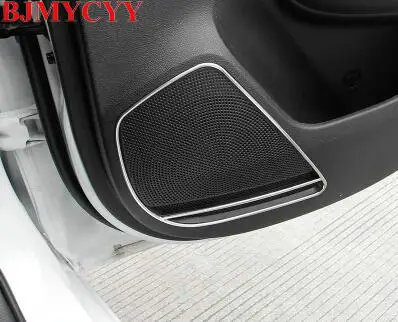 BJMYCYY чехол наклейка для KIA K2 RIO 2017 Стайлинг автомобиля 4 шт. нержавеющая сталь дверь