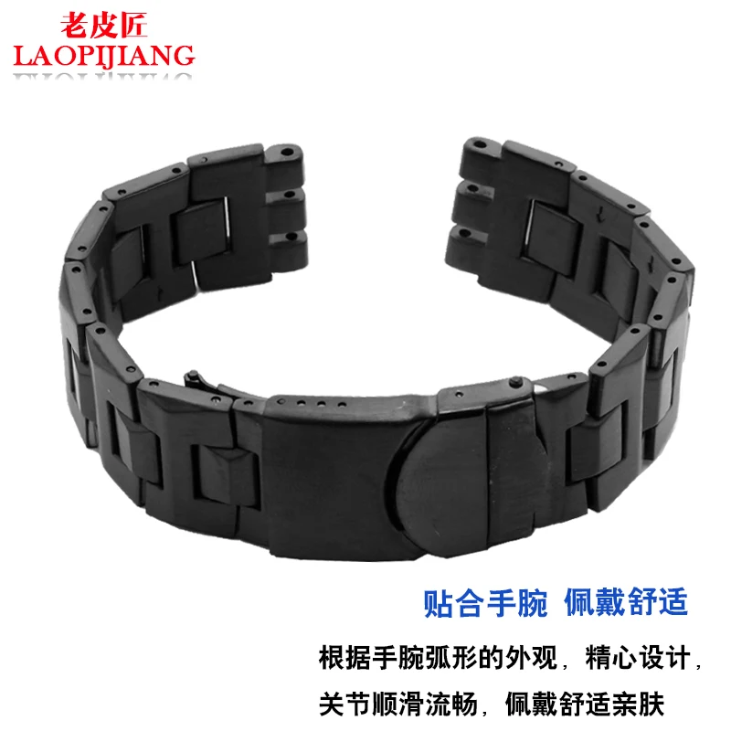 Браслет Laopijiang из нержавеющей стали для часов 19 мм SWQ YCS570G водонепроницаемый