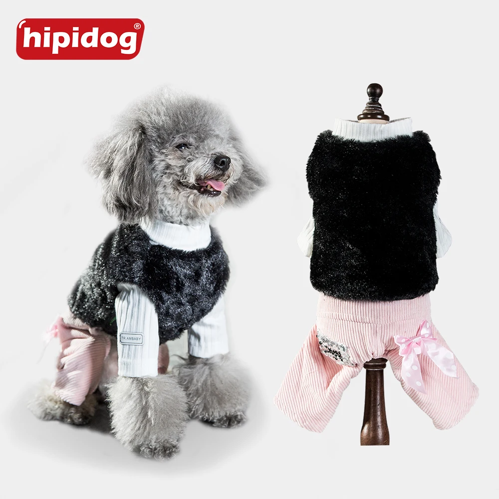 Hipidog пальто для маленьких собак куртка одежда соединенный тканевый костюм теплая